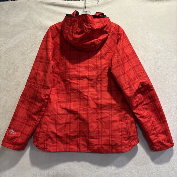 Columbia Whirlibird Omni Heat 3 In 1 Hooded Jacket Women’s Large Interchange Red - Picture 7 of 16